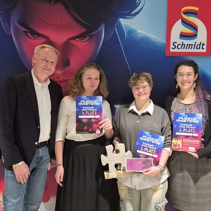 Die ersten "Schmidt Spiele Puzzle Masters" begeistern in Berlin