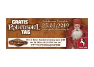 Rollenspiel-Livestream zum Gratisrollenspieltag am 23. März 2019