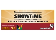 It's Showtime! Und es heißt wieder: Pegasus Spiele macht Spaß auf der SPIEL