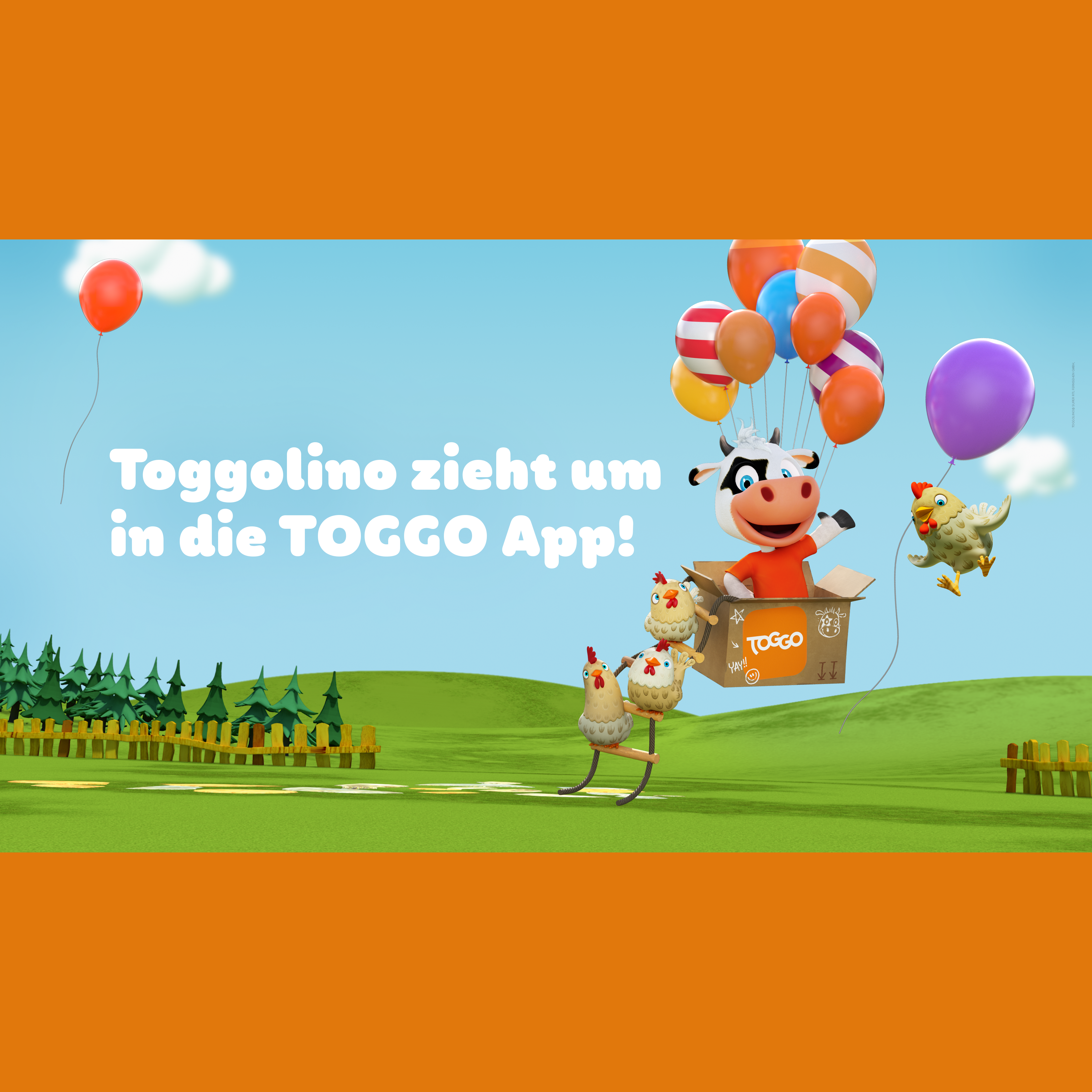 Die Toggolino App ist in die TOGGO App umgezogen