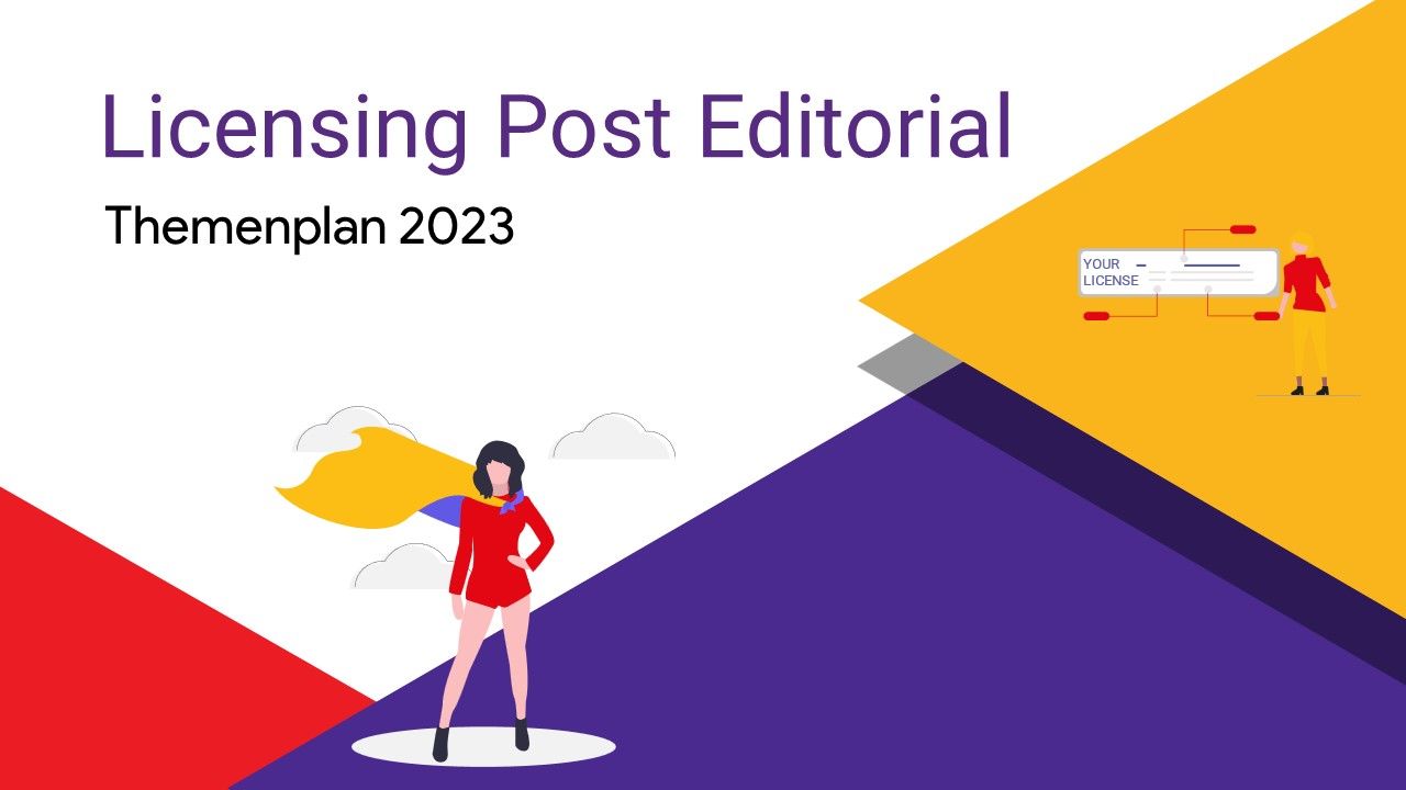 Licensing Post: Themenplan für Q3 und Q4 finalisiert - spannende Einblicke in die Lizenzbranche