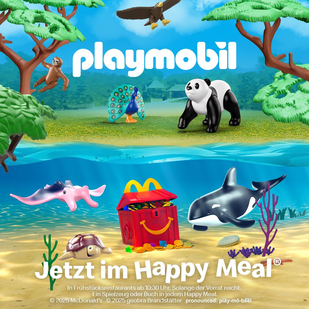 Playmobil zurück im McDonald’s Happy Meal®: Spielspaß zur Sommerferienzeit