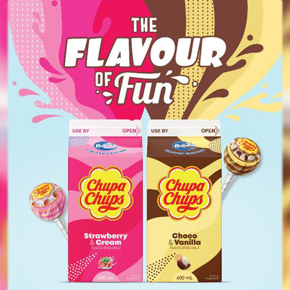 Chupa Chups Shakes Up Flavored Milk With Breaka