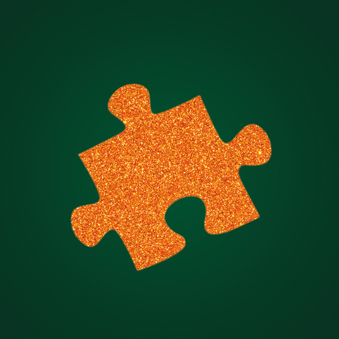 Ravensburger Orange Glitter Round Puzzle und einer der größten Popkultur-Trends des Jahres