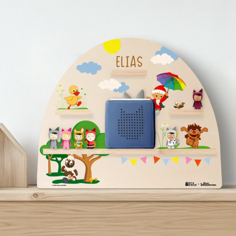 Tonies stilvoll aufbewahren – mit Sandmännchen-Regalen von Bo & Birdie