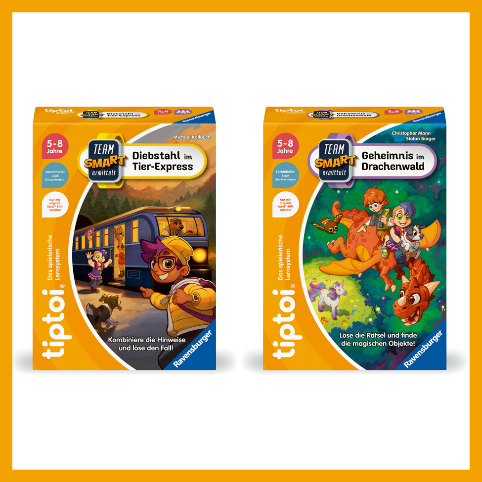 „Team SMART": Die neue tiptoi®-Spielereihe und weitere tiptoi®-Neuheiten im Frühjahr 2025