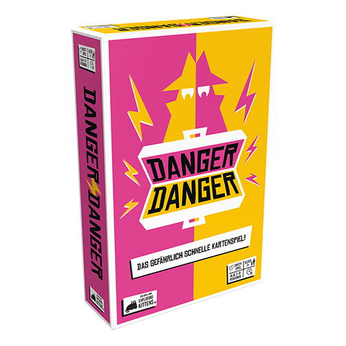 Danger Danger: Das neue, temporeiche Partyspiel von Exploding Kittens