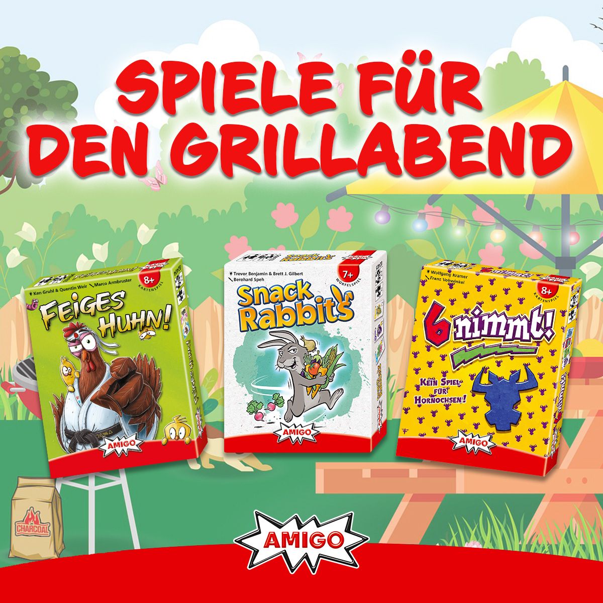 Spiele für den perfekten Grillabend