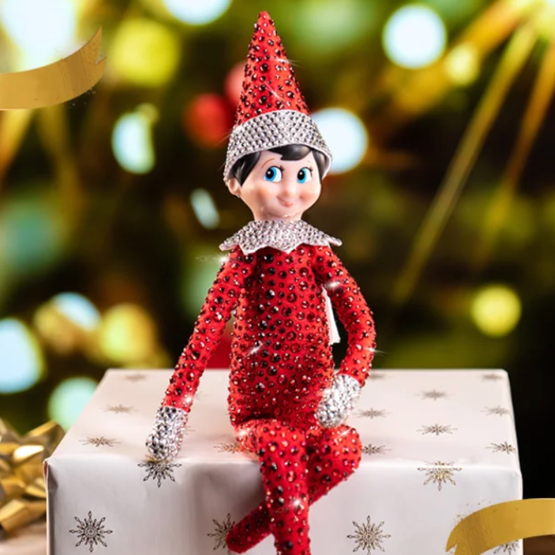 The Elf on the ShelfR: A Christmas Tradition 20th Anniversary Holiday Box Set with SwarovskiR Crystals