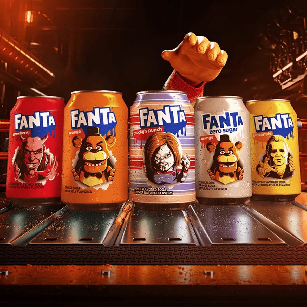 Fanta bringt Horror-Ikonen ins Regal – Halloween-Edition 2025