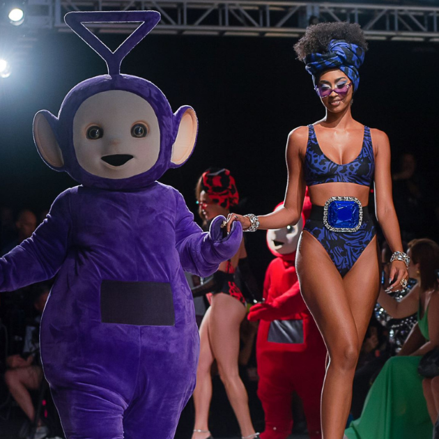WildBrain's Teletubbies Make a Splash with a Luxury Resortwear Collaboration with The Blonds