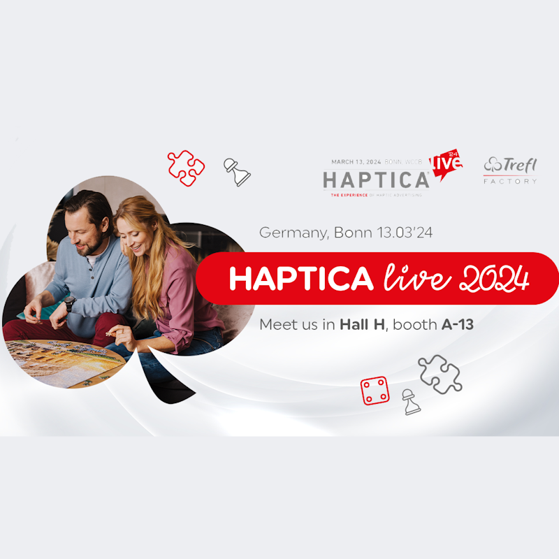 Trefl stellt auf der HAPTICA Live in Bonn aus