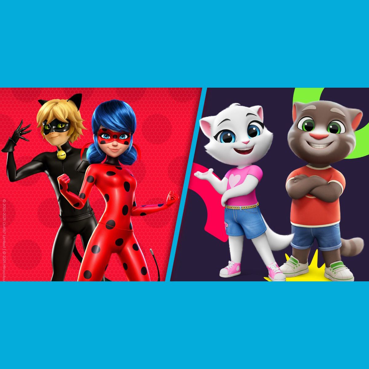 The World of Talking Tom & Friends and MiraculousR Are Coming Together in 2025