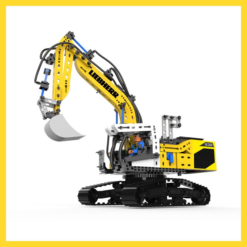 fischertechnik kooperiert erstmals mit Liebherr