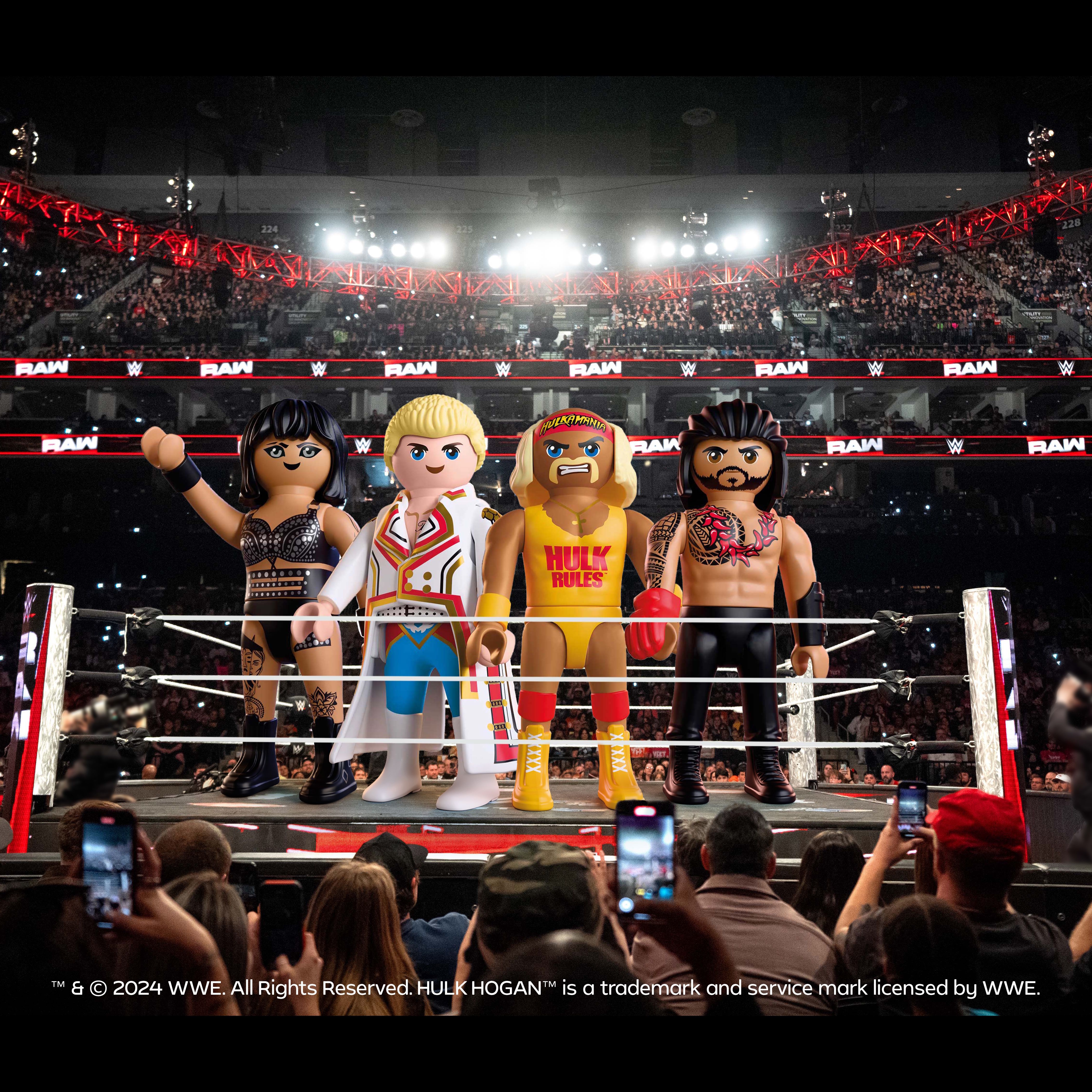 Playmobil steigt in den Ring: Weltweite Lizenzpartnerschaft mit WWE® bringt legendäre Superstars ins Playmobil-Universum