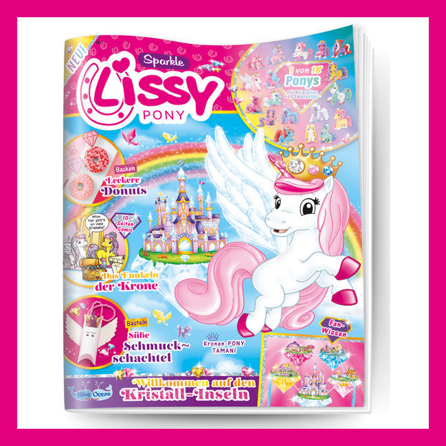 Swarovski®-Kristall an jeder Figur: Blue Ocean startet die Sammelserie Lissy PONY Sparkle