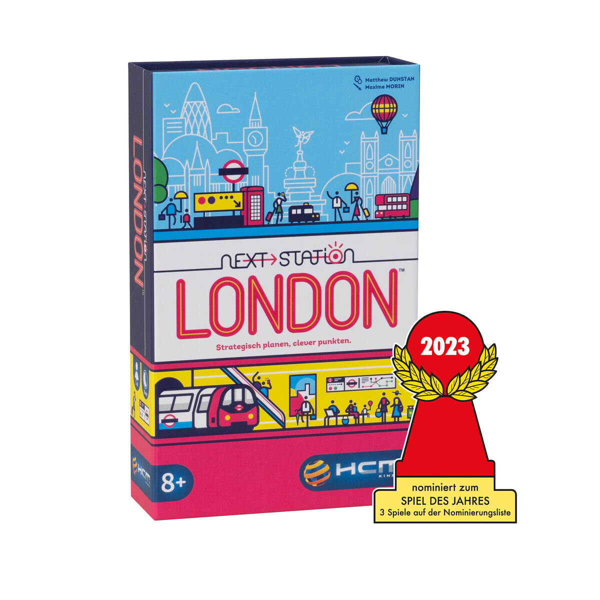 Nominiert zum Spiel des Jahres 2023: Next Station London von HCM Kinzel