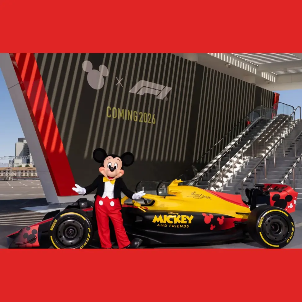 Disney und die Formel 1 starten ab 2026 globale Zusammenarbeit mit Mickey & Friends