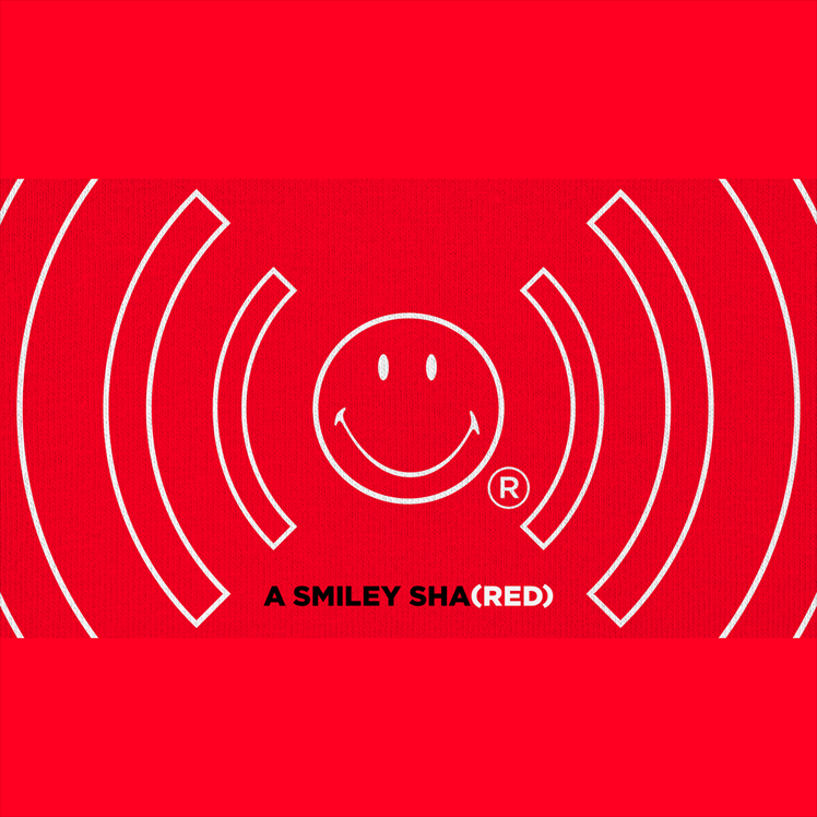 Smiley® Turns Red for the first time with (RED)