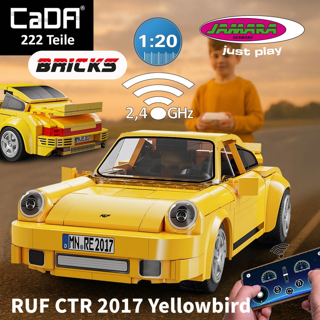 Legendärer Sportwagen trifft auf Klemmbaustein-Technik