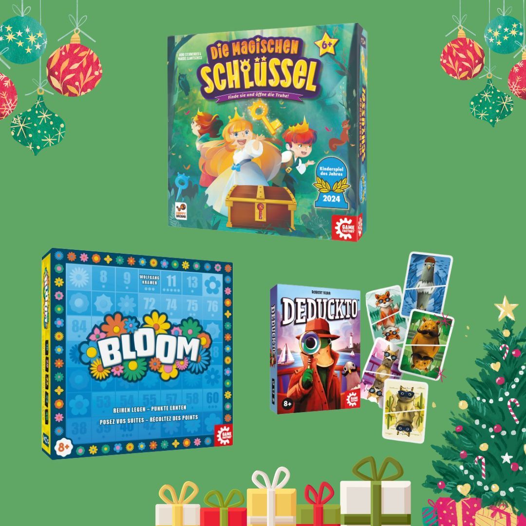 Spiele-Highlights für ein gelungenes Weihnachten!