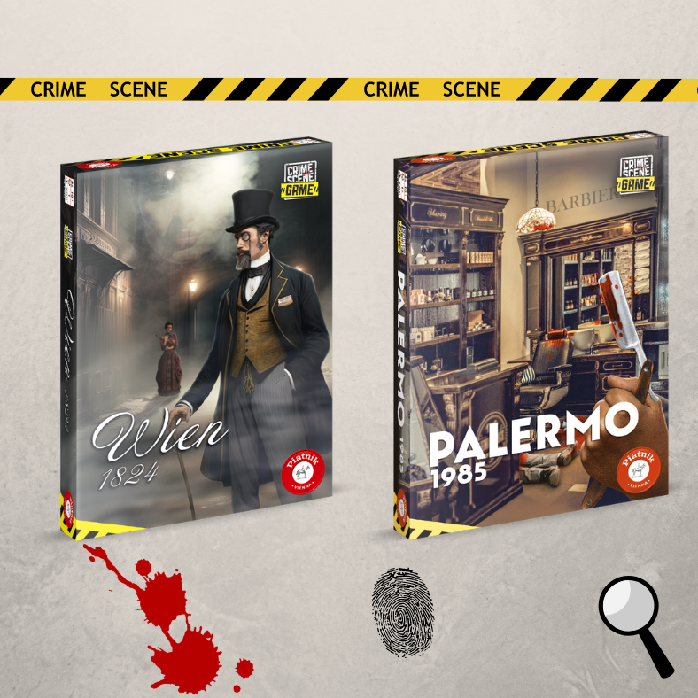 Neuer "Crime Scene" Fall von Piatnik "Palermo 1985"