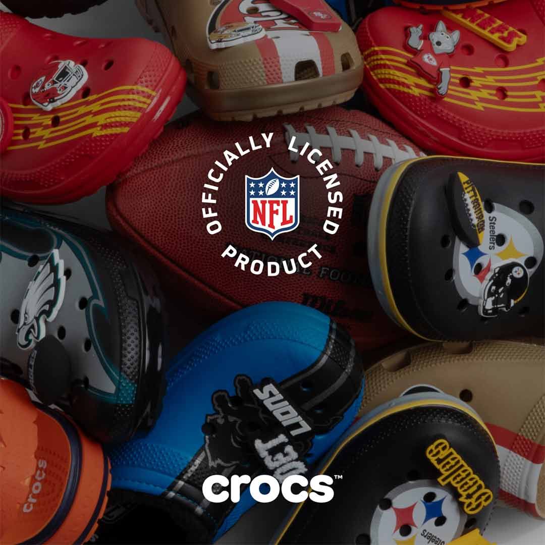 NFL und Crocs starten mehrjährige Lizenzpartnerschaft