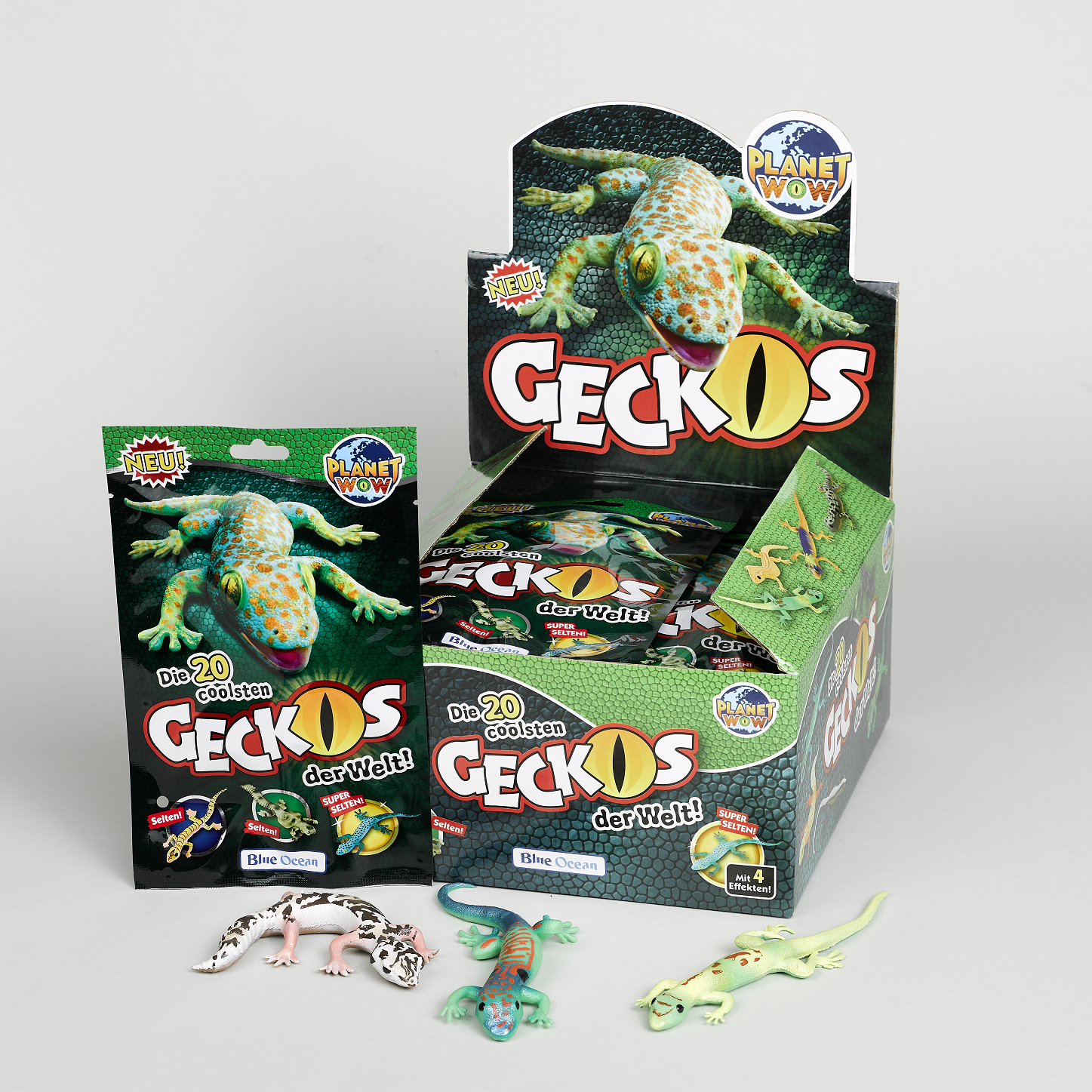 Blue Ocean startet neue Dachmarke Planet WOW mit Gecko-Sammelserie
