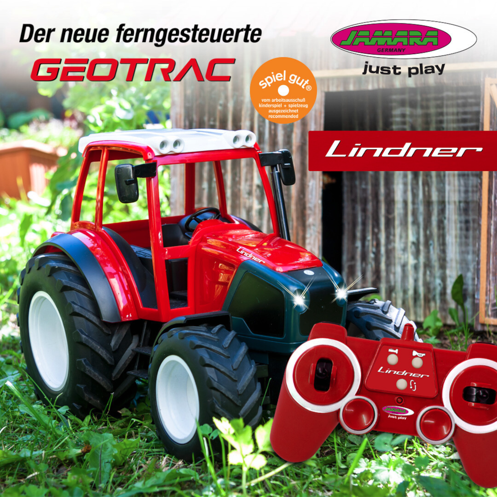 Der Lindner Geotrac ist ein ferngesteuerter Traktor der Extraklasse