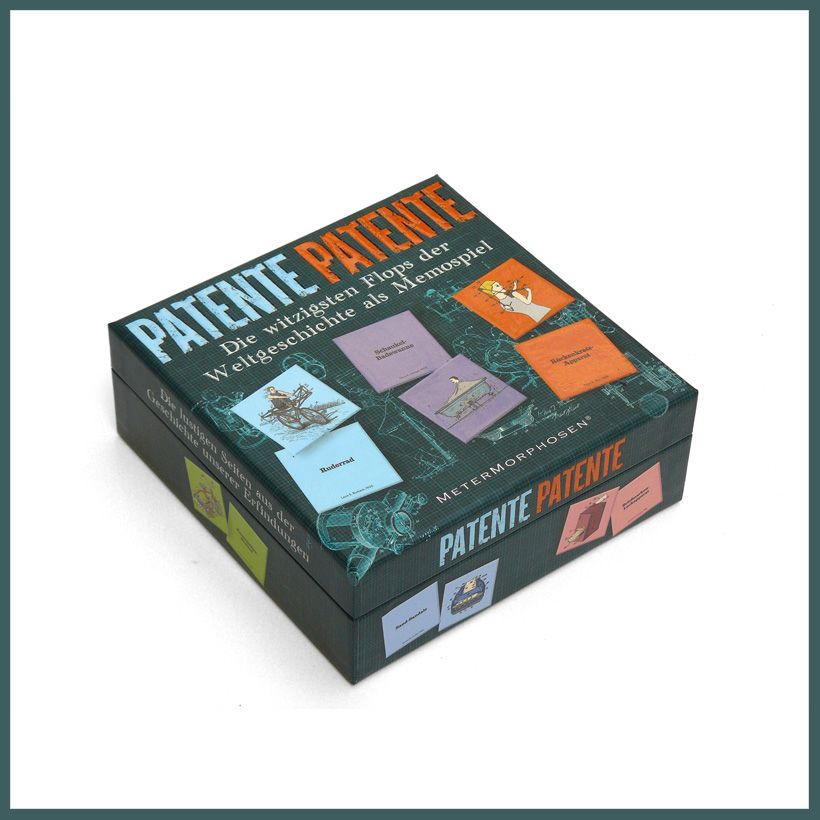 Spiel mit dem Scheitern: Patente Patente bringt geniale Flops auf den Tisch