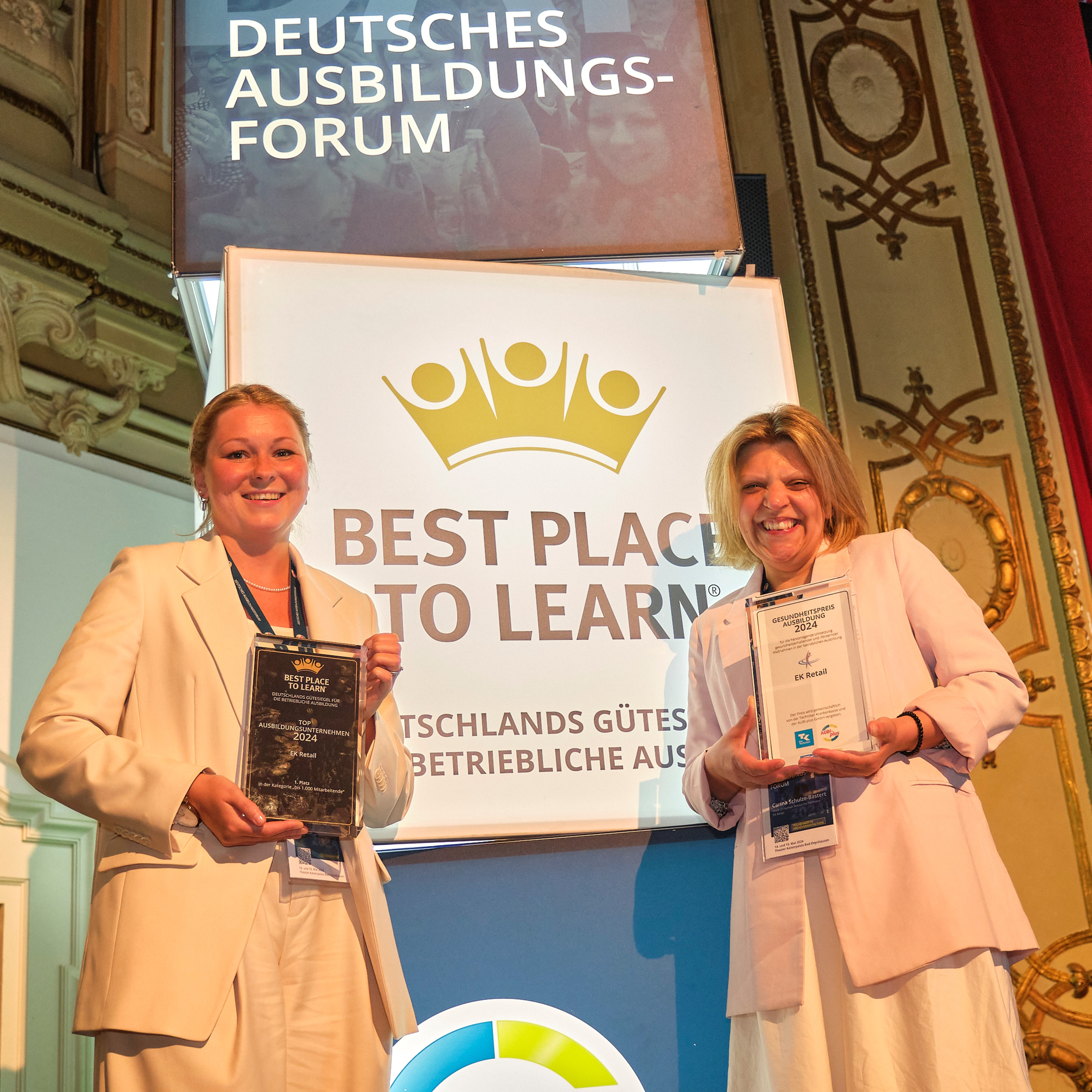 EK zum „Top Ausbildungsunternehmen 2024“ ausgezeichnet