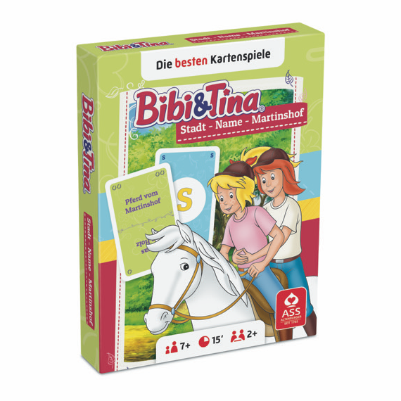 Neues Bibi & Tina-Kartenspiel: Stadt – Name – Martinshof