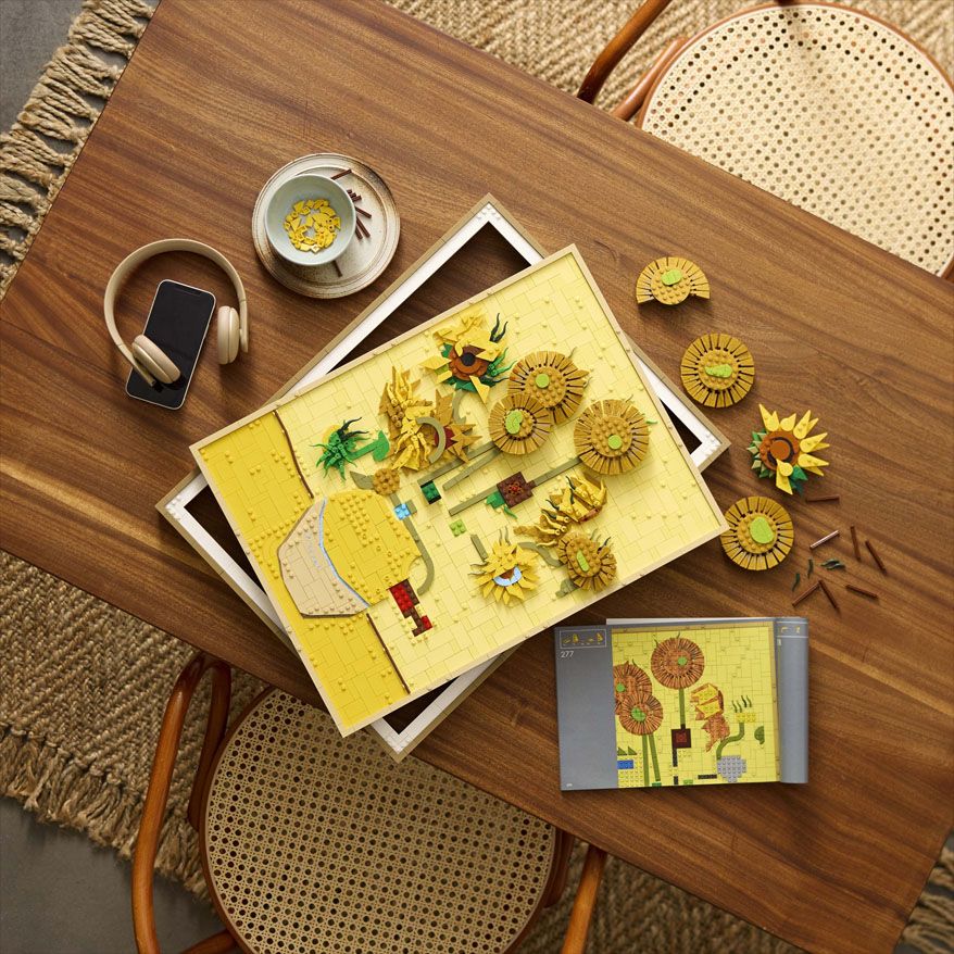 Die LEGO Gruppe und das Van Gogh Museum präsentieren das LEGO Art Vincent van Gogh – Sonnenblumen Set