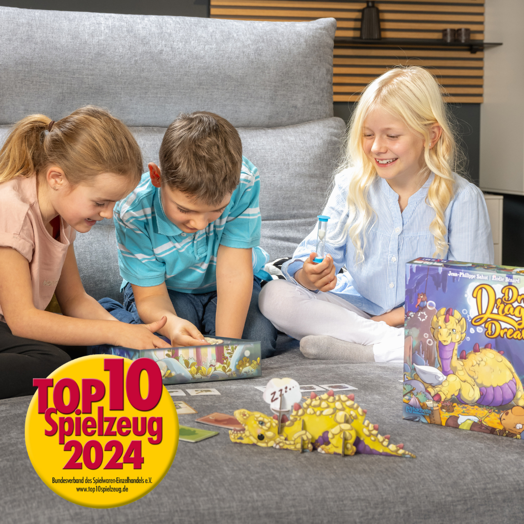 Kinderspiel "Dream Dragon Dream" als Top 10 Spielzeug prämiert