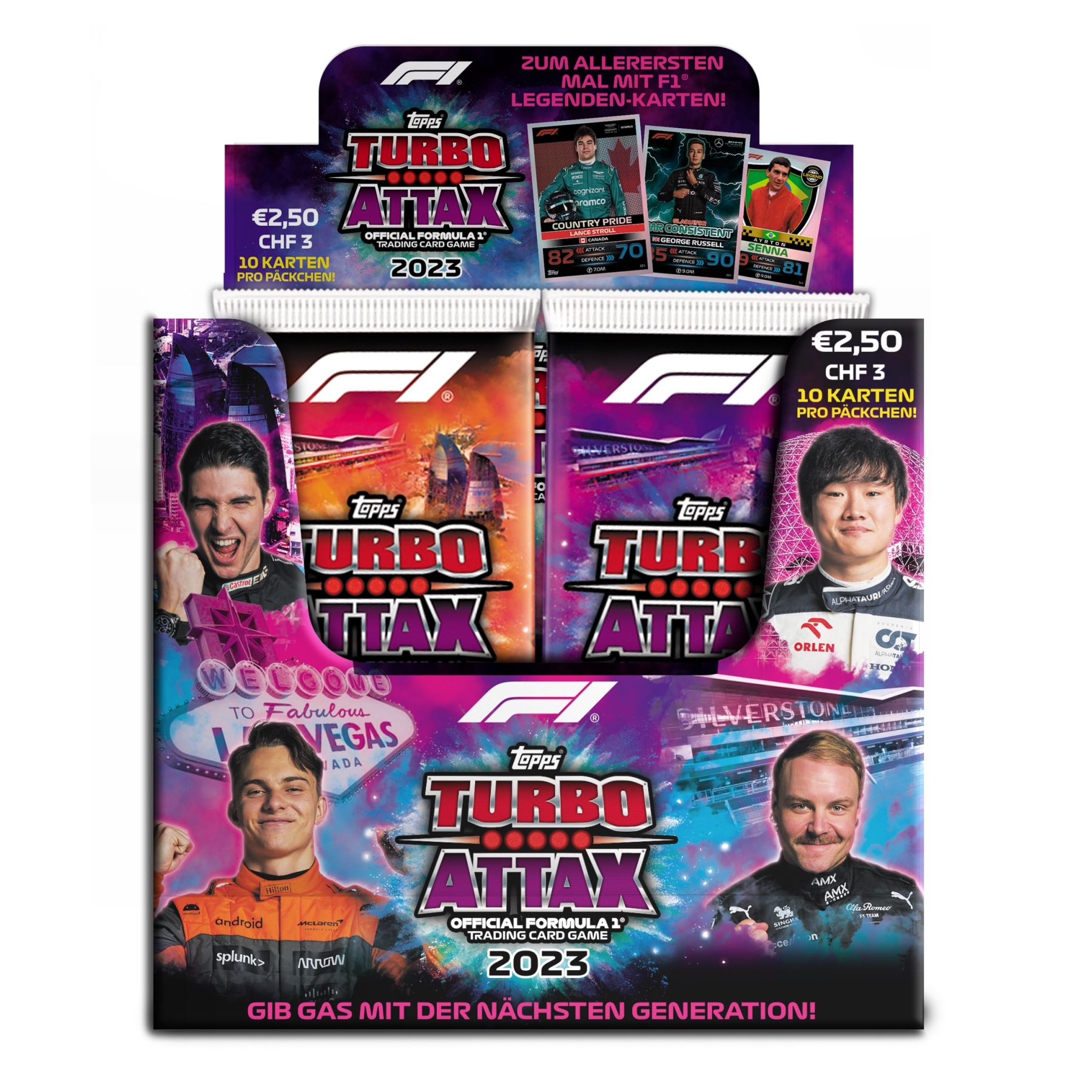 Topps präsentiert die F1® Turbo Attax 2023-Kollektion