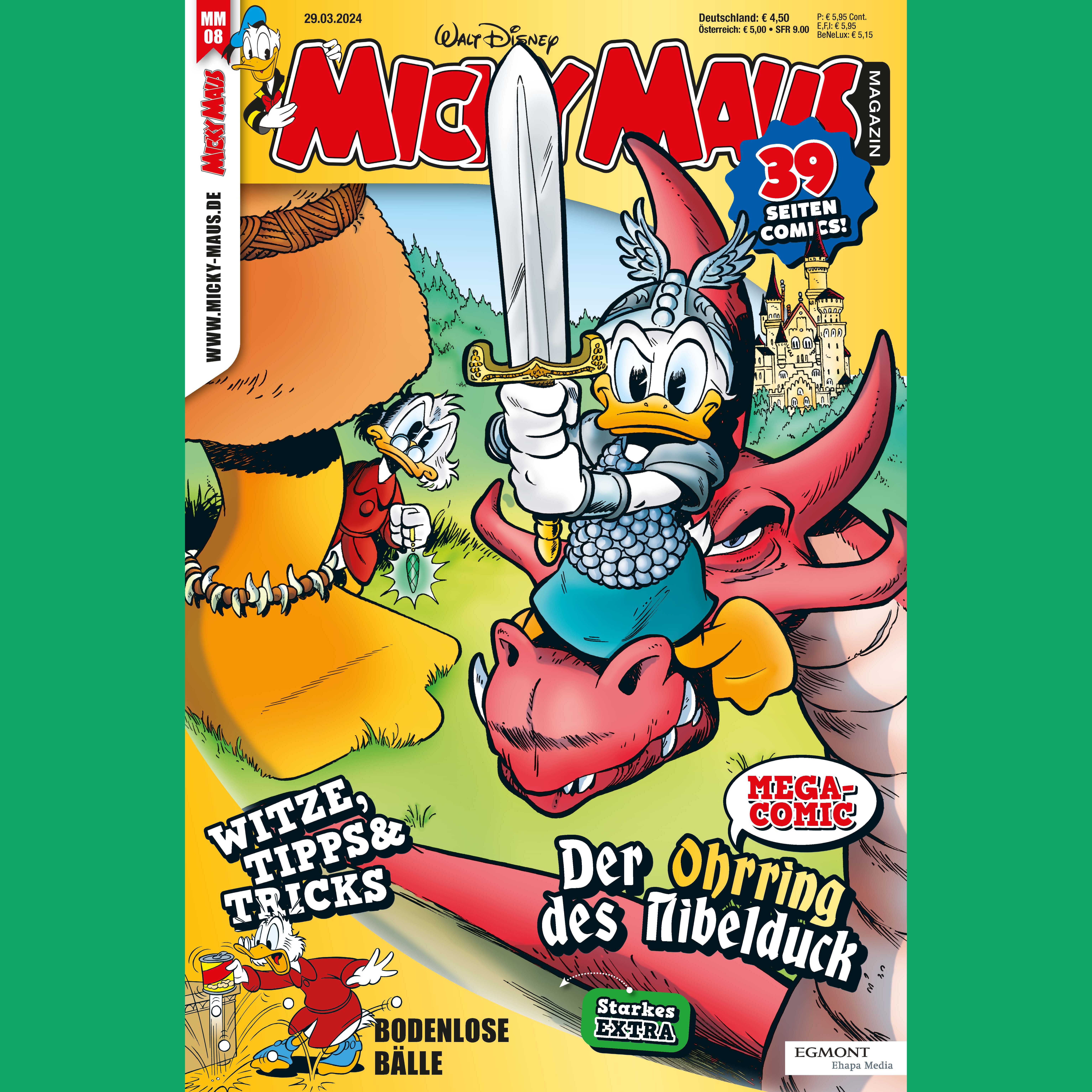 Dagobert Duck erlebt ein episches Nibelungen-Abenteuer im Micky Maus-Magazin!