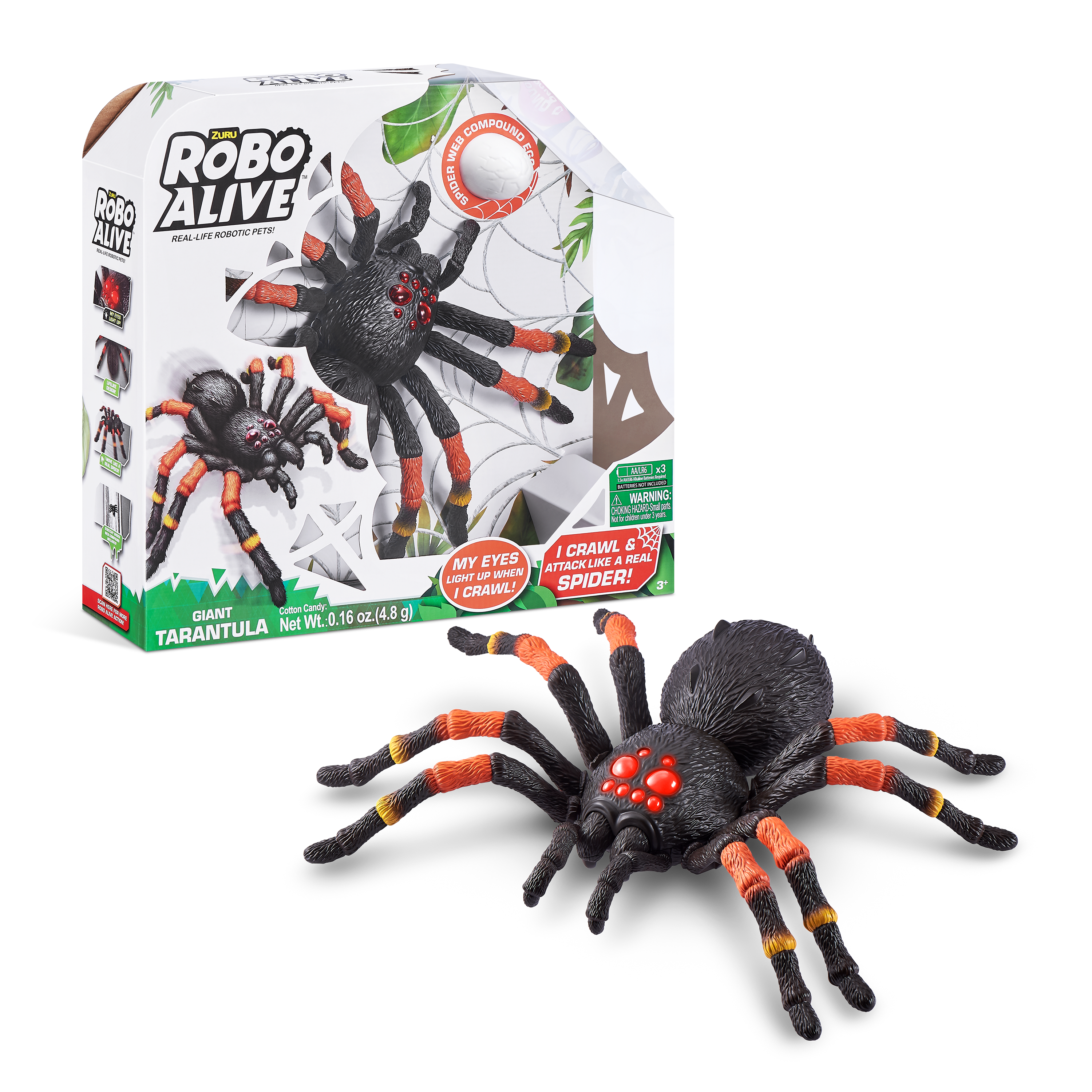 Robo Alive Tarantel und Königspython