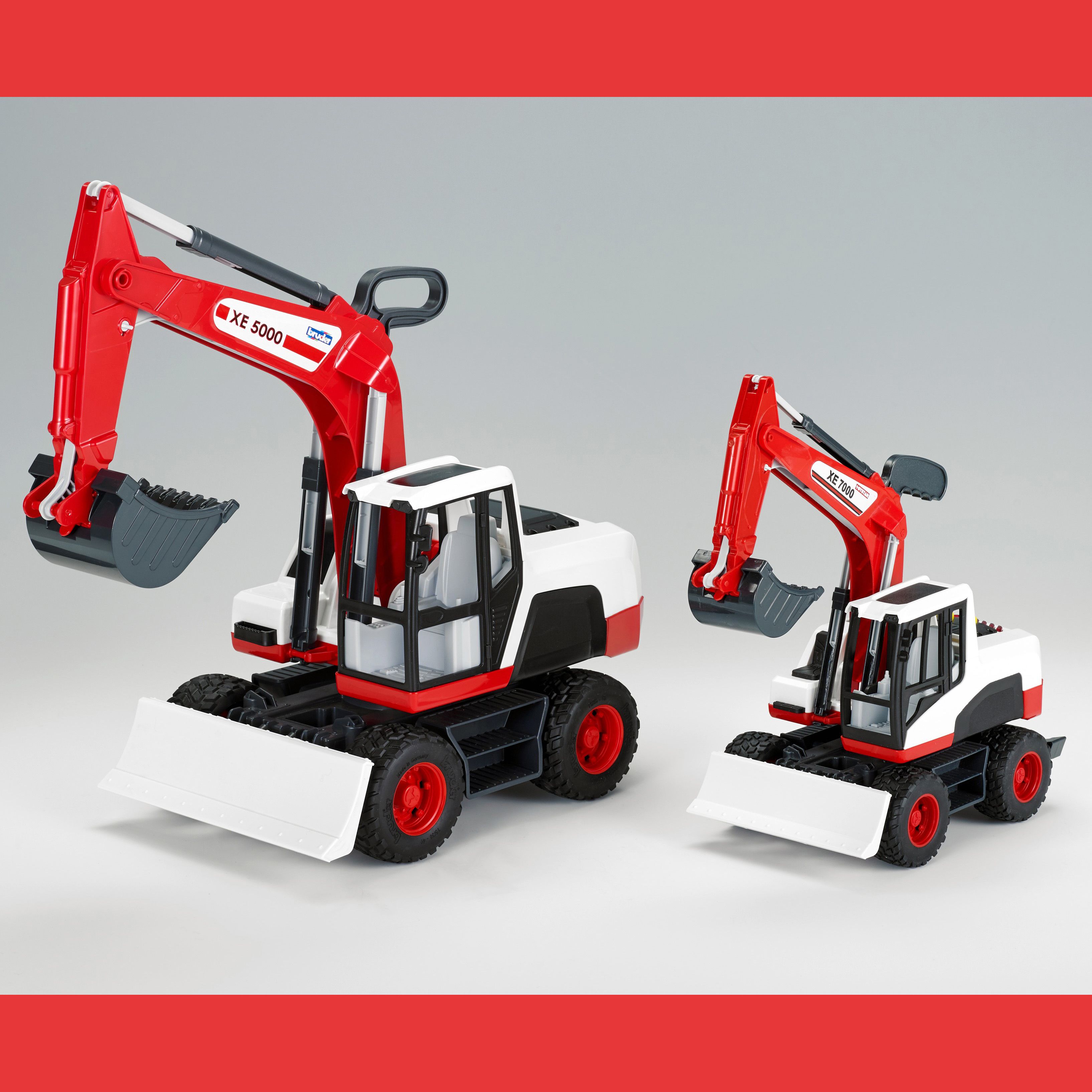 Plagiarius Auszeichnung für Kopie des Mobilbaggers von BRUDER Spielwaren