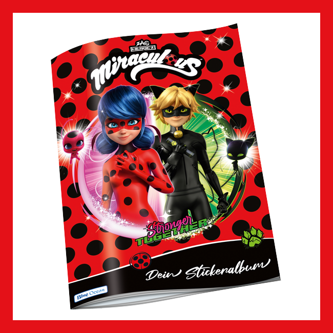 Erste Miraculous-Stickerserie von Blue Ocean