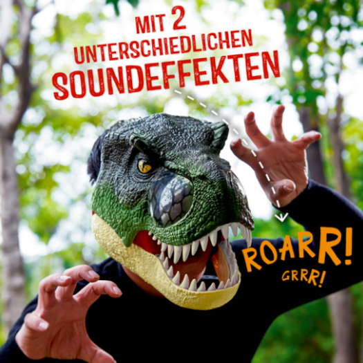 Echter Dino-Spaß mit der T-Rex World Maske
