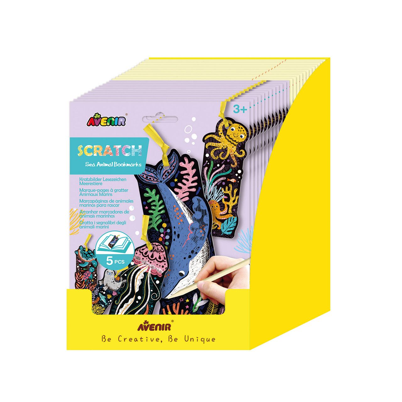 Kreativer Mal- und Stickerspaß mit Avenir