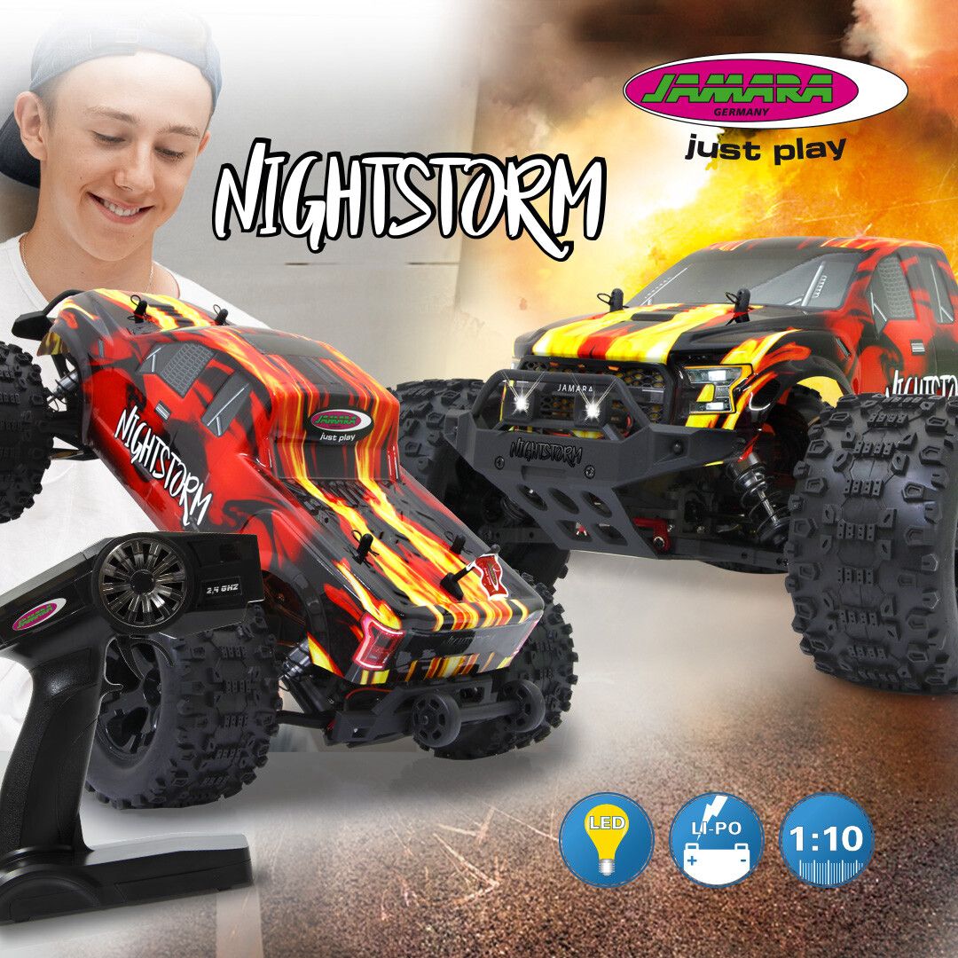 Nightstorm Monstertruck BL 4WD: Jamara's Dauerbrenner für ungebremsten Offroad-Spaß