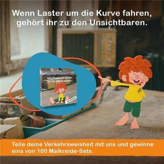 Mit Pumuckl sicher durch den Straßenverkehr