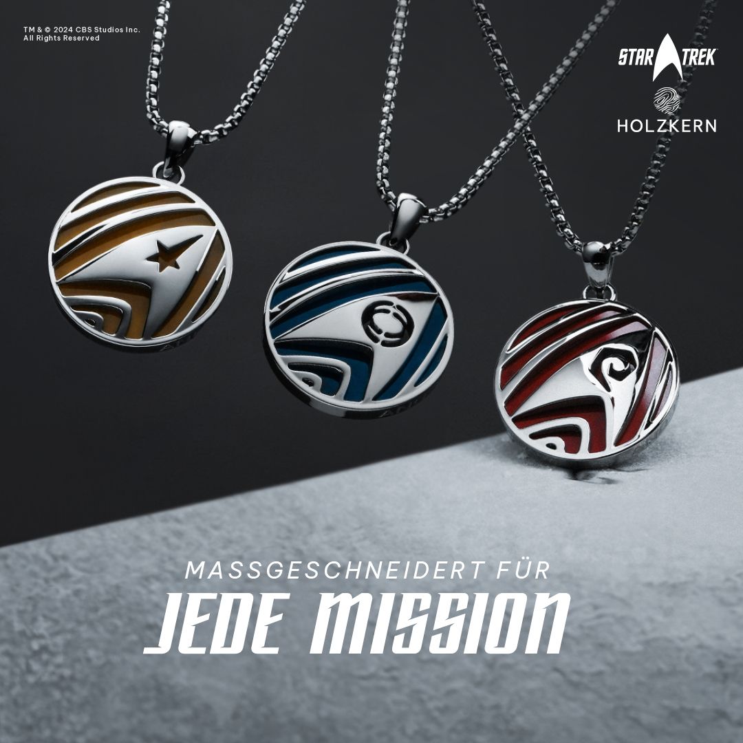 Holzkern x Star Trek: Starfleet Schmuck Kollektion