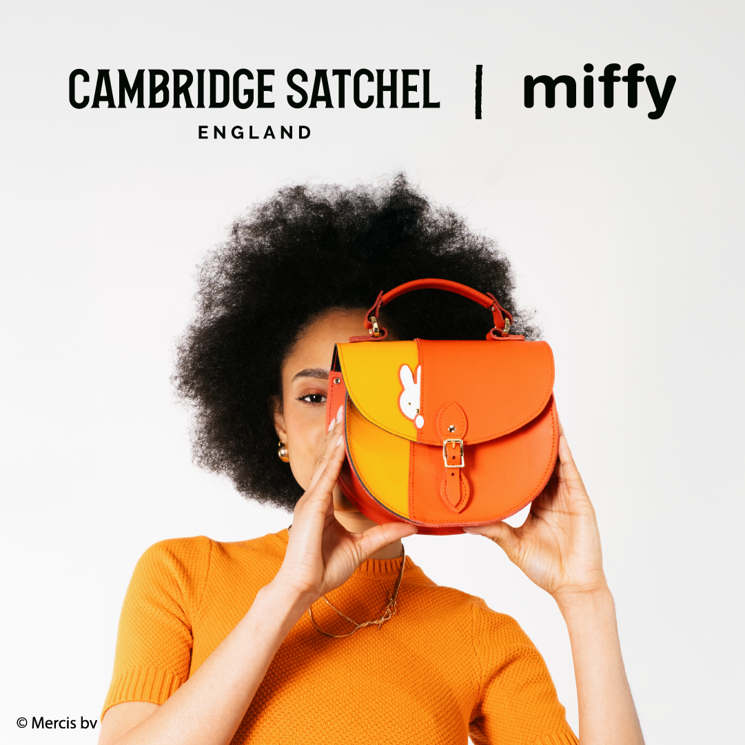 Cambridge Satchel launches Miffy collection across bags, accessories, and more – now available online and in stores.