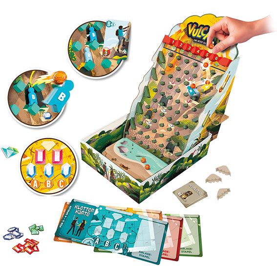 Der Deutsche Spielzeugpreis 2025: Sieger in der Kategorie „Für die ganze Familie“ Vulcano! von Game Factory