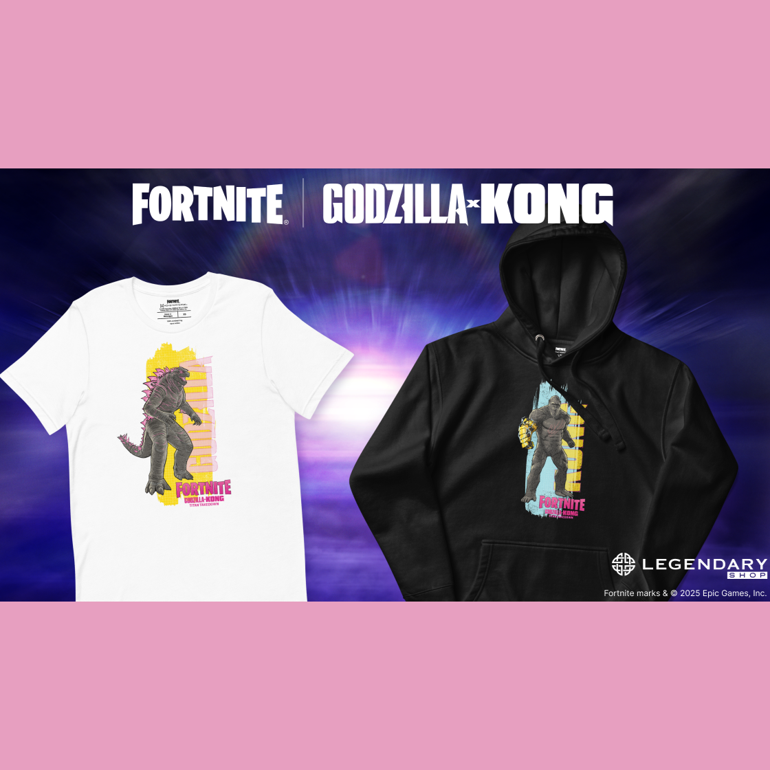 Legendary Entertainment Unveils Fortnite Titan Takedown Merchandise Collection