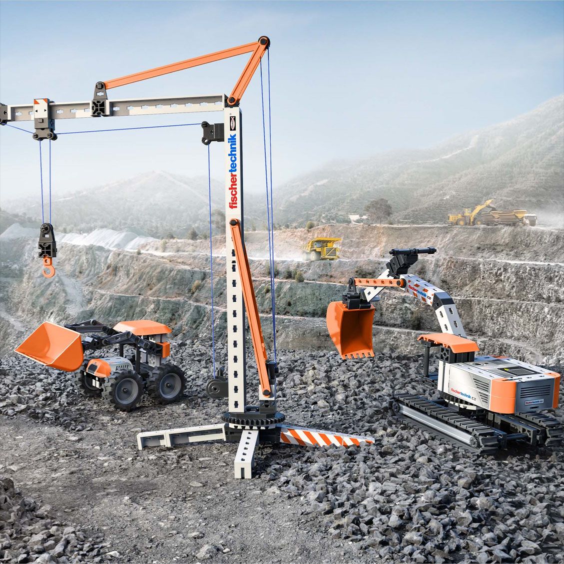 Das Baustellenabenteuer mit fischertechnik