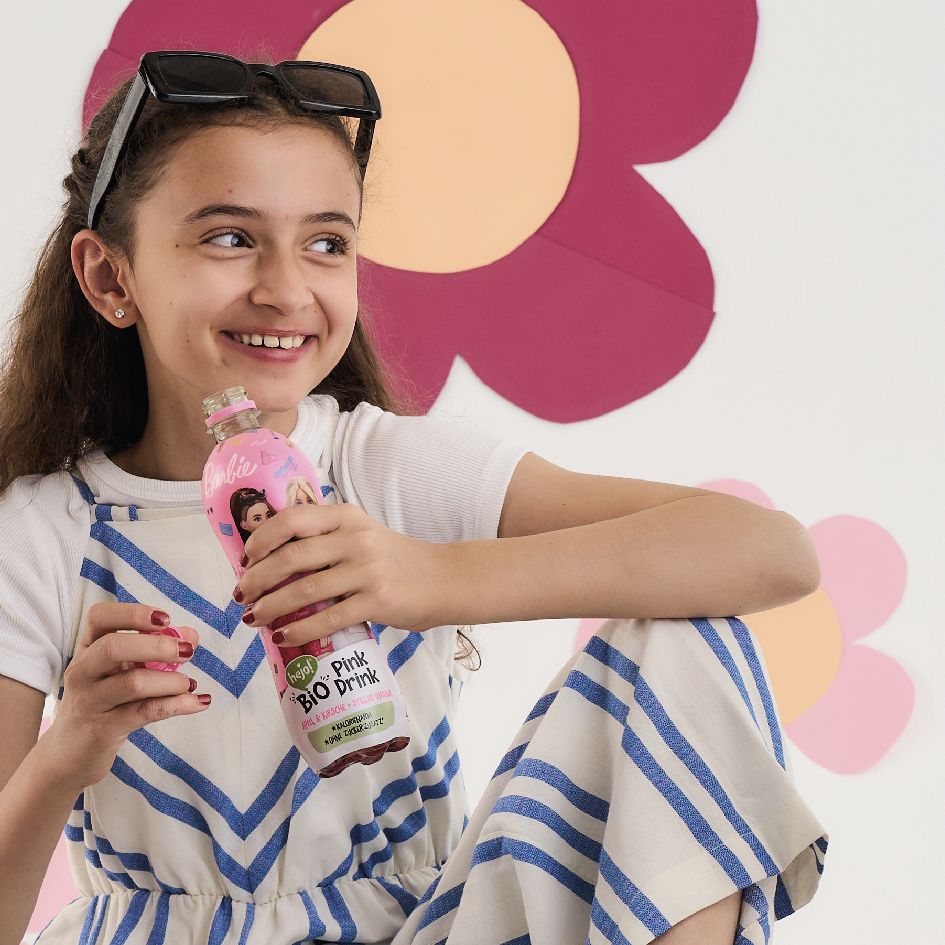 Einführung des Hejo! Bio Barbie Pink Drinks