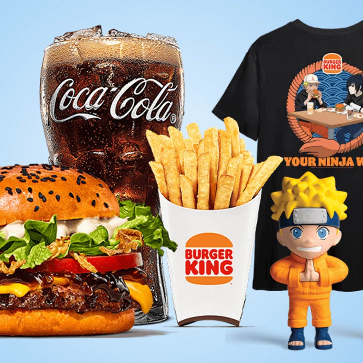 Naruto bei Burger King Deutschland